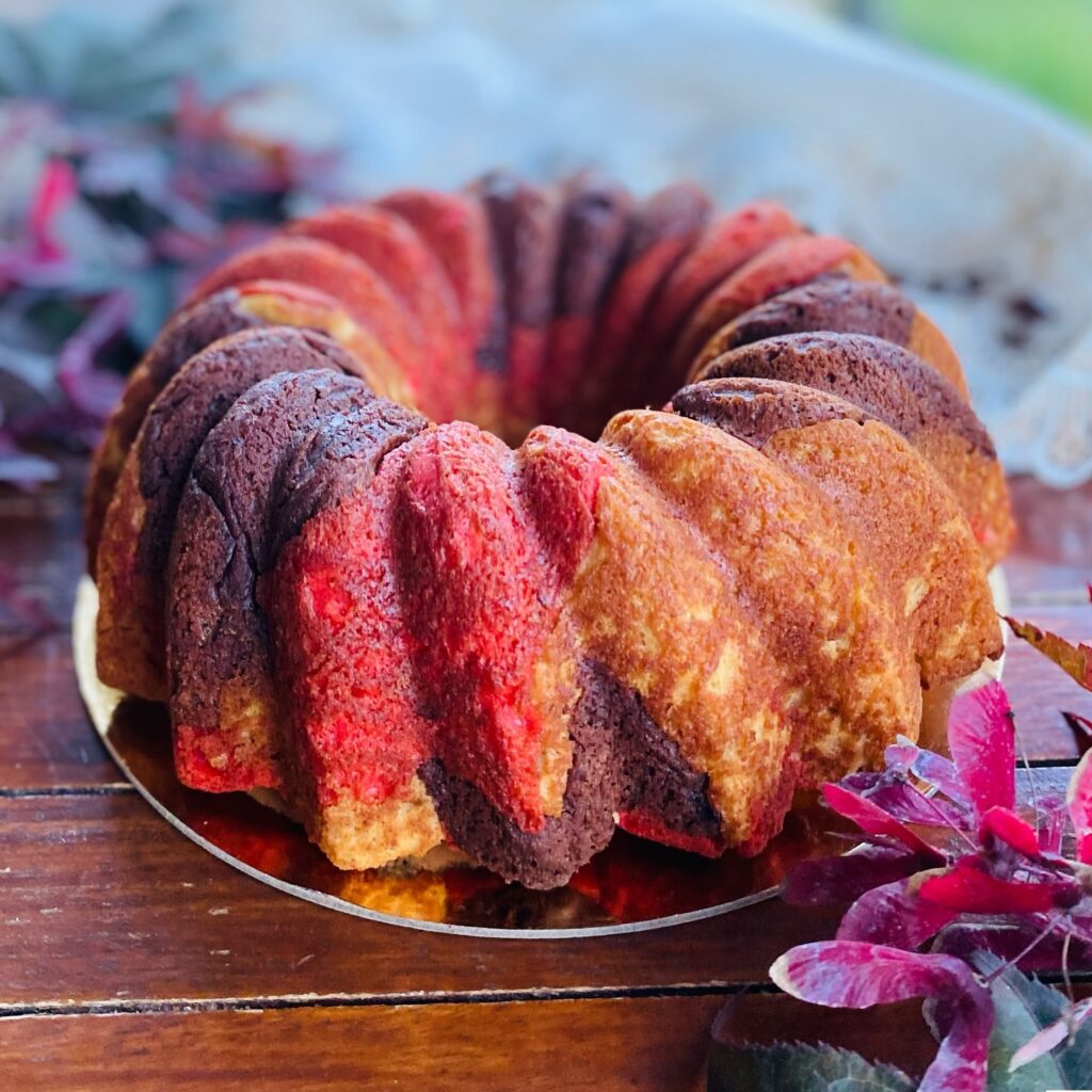 Ricotta Marble Bundt Cake Recipe