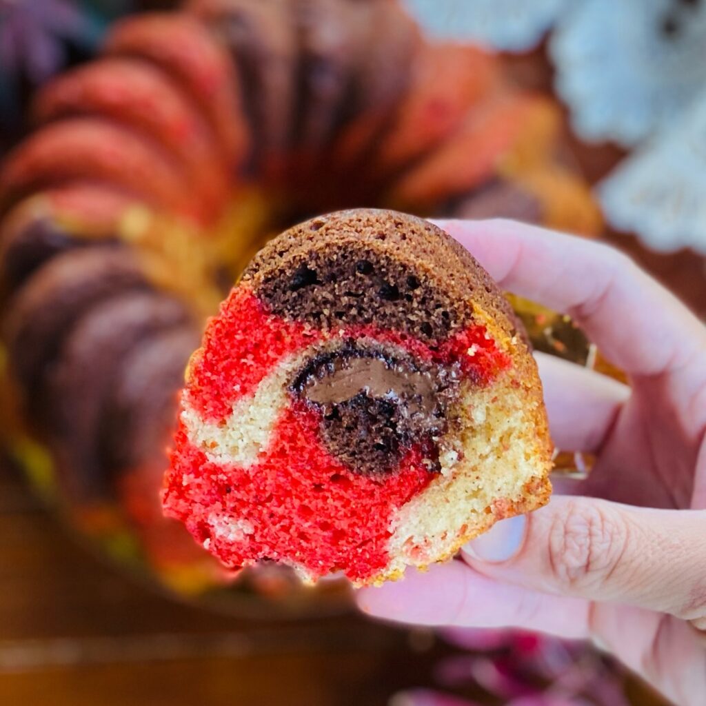 Ricotta Marble Bundt Cake Recipe