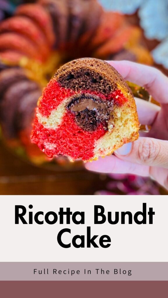 Ricotta Marble Bundt Cake Recipe