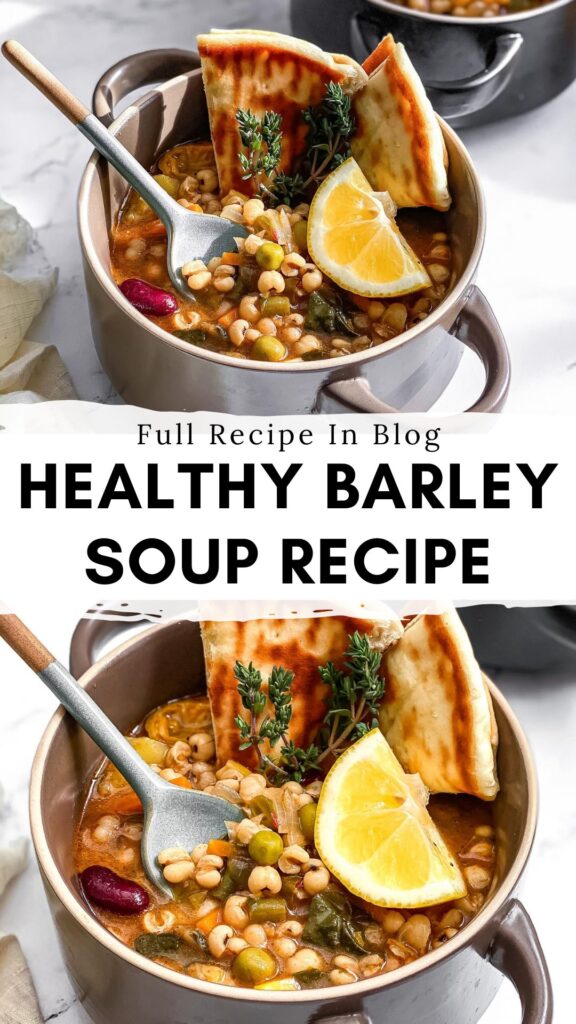 Uzbek Pearl Barley Soup