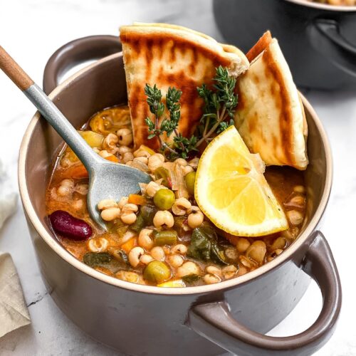 Uzbek Pearl Barley Soup