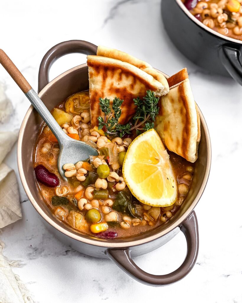 Uzbek Pearl Barley Soup