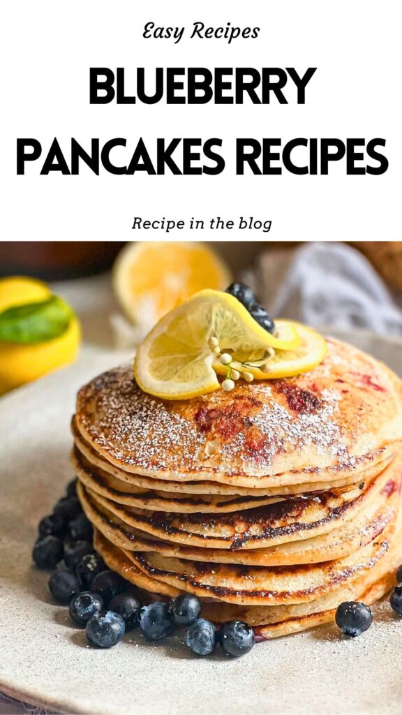 Vegan Blueberry Lemon Ricotta Pancakes Recipe