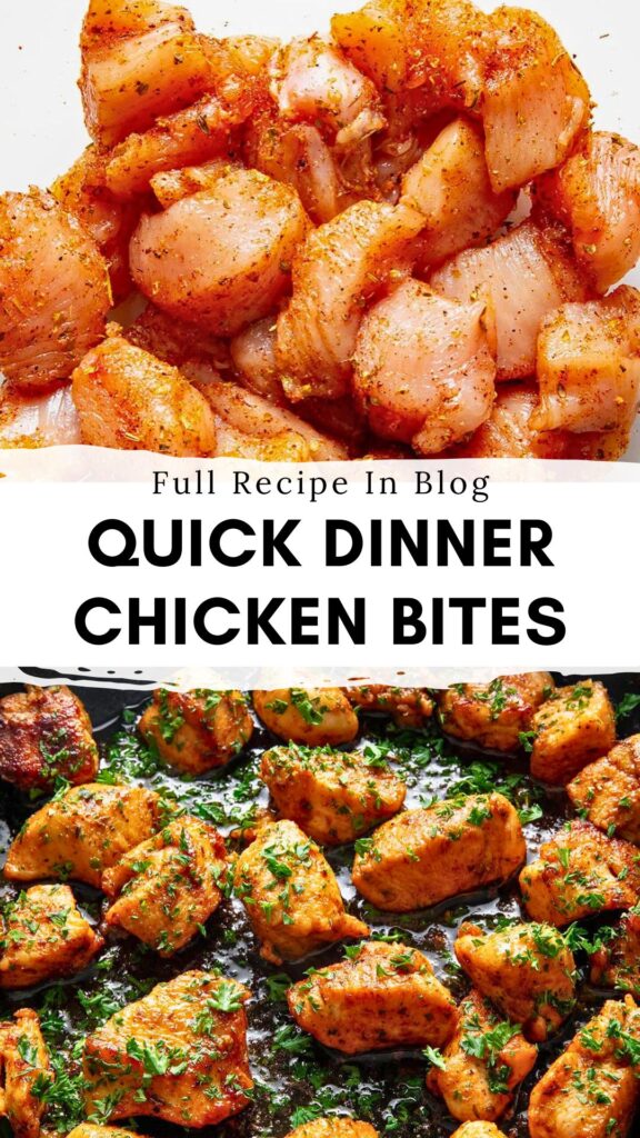 Garlic Butter Chicken Bites Recipe