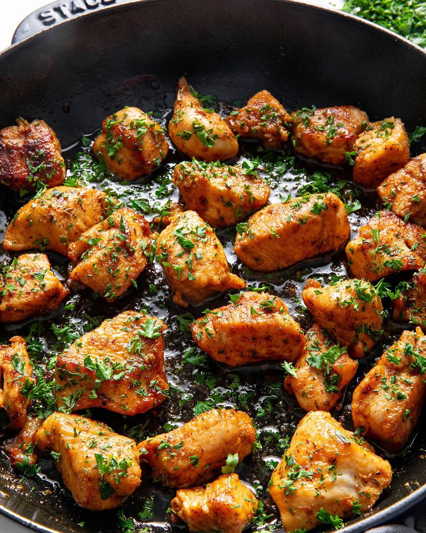 Garlic Butter Chicken Bites Recipe