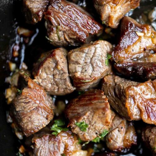 Garlic Butter Steak Bites Recipe