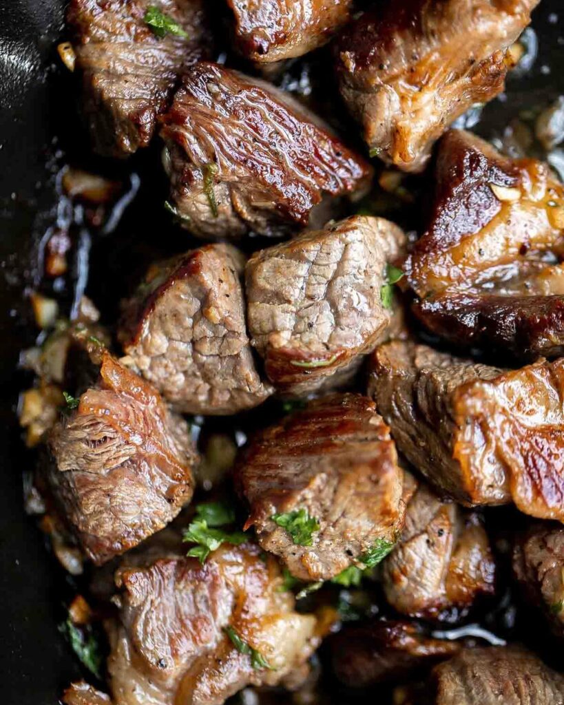 Garlic Butter Steak Bites Recipe