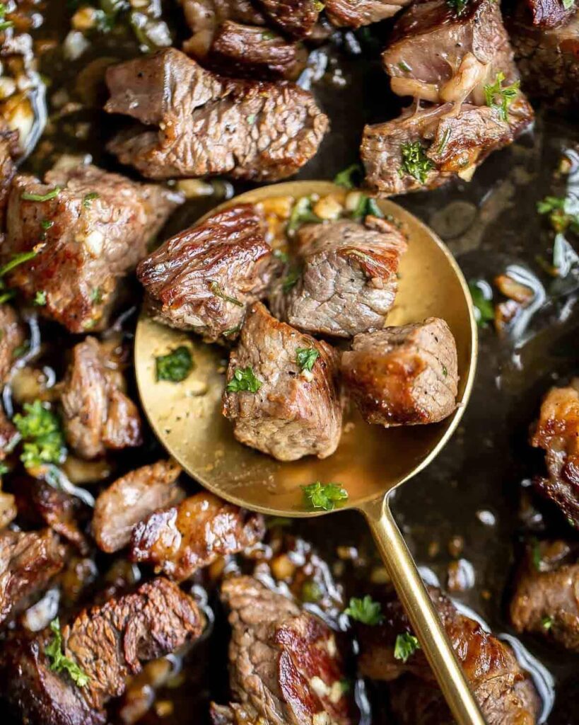 Garlic Butter Steak Bites Recipe