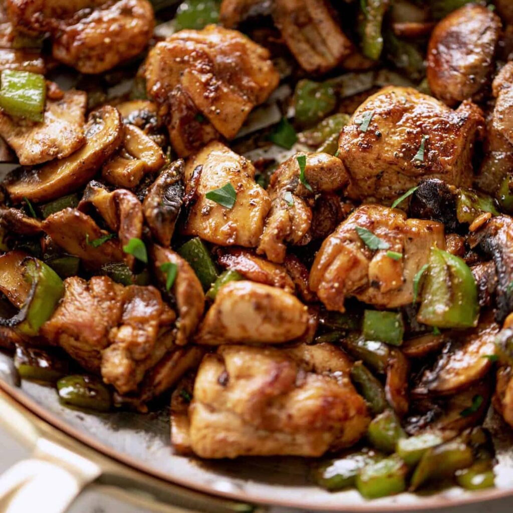 Garlic Mushrooms & Chicken