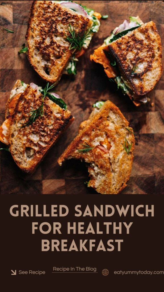 Grilled Sourdough Sandwich with Sweet Potato and Dijon