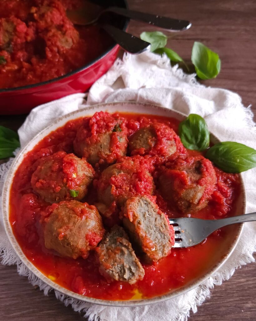 Lentil Polpette with Tomato Sauce Recipe