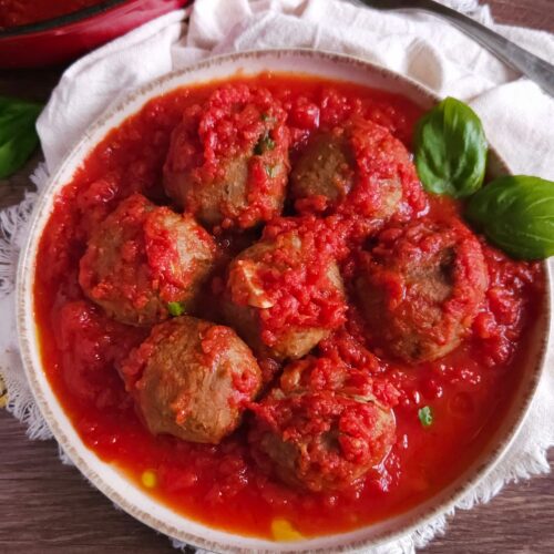 Lentil Polpette with Tomato Sauce Recipe