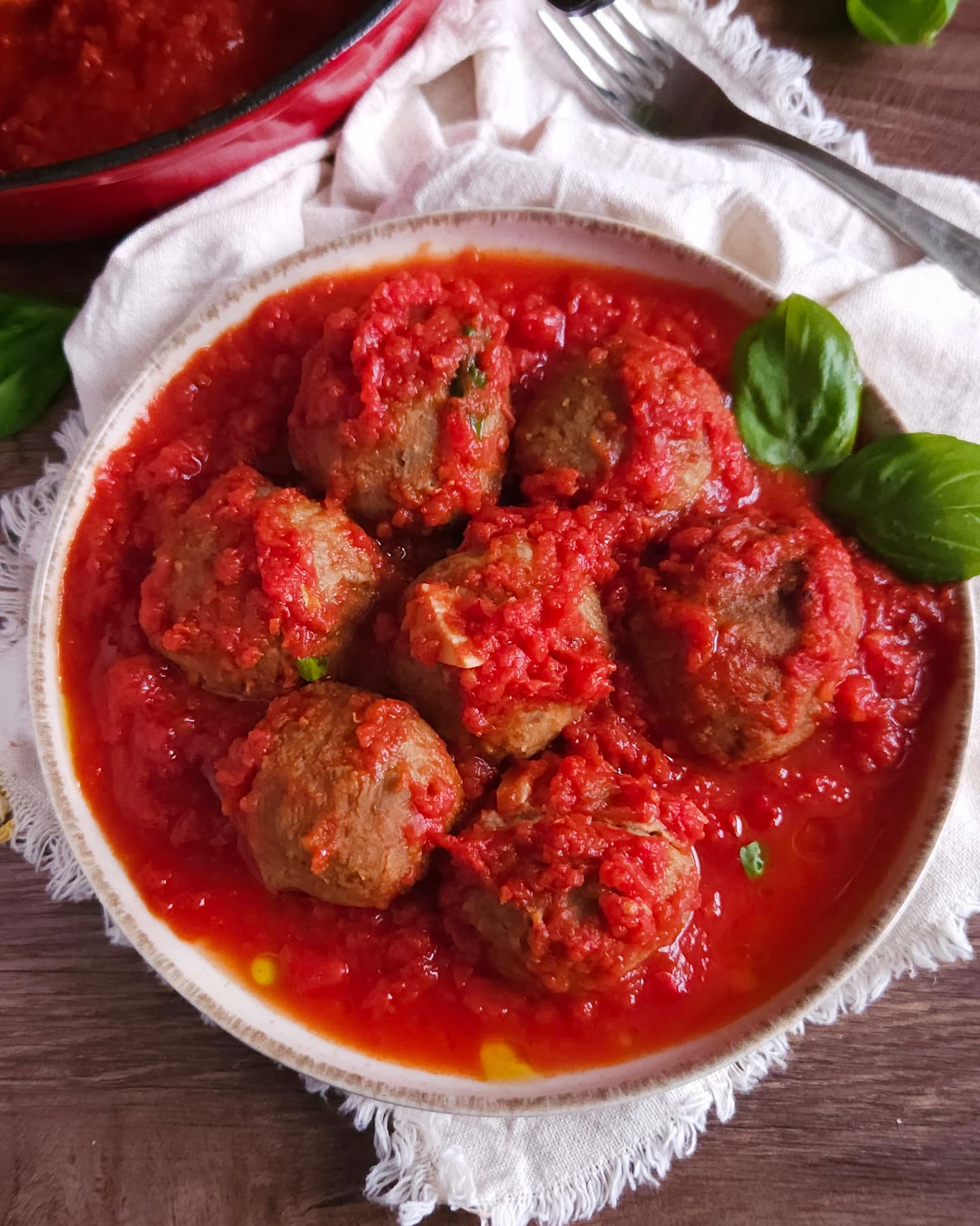 Lentil Polpette with Tomato Sauce Recipe