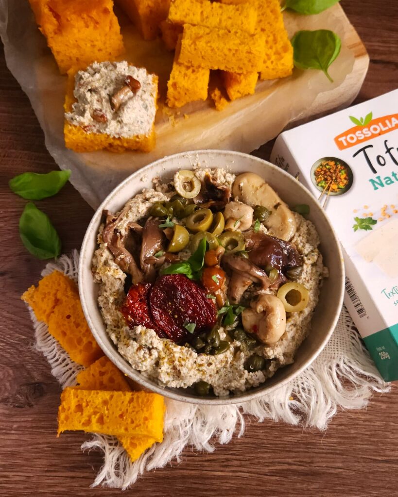 Quick Mediterranean Tofu Dip