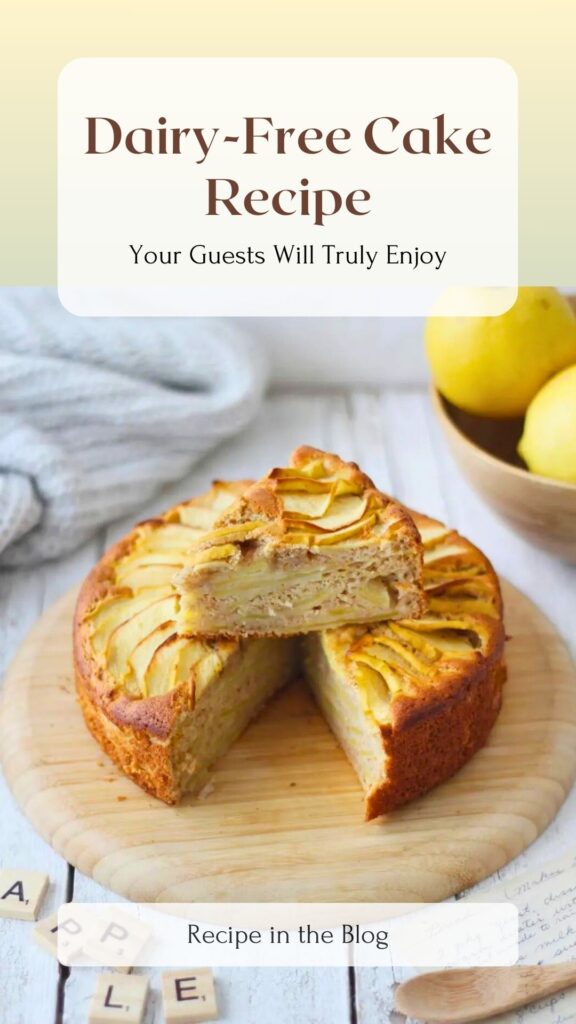 Soft Lemon and Apple Cake