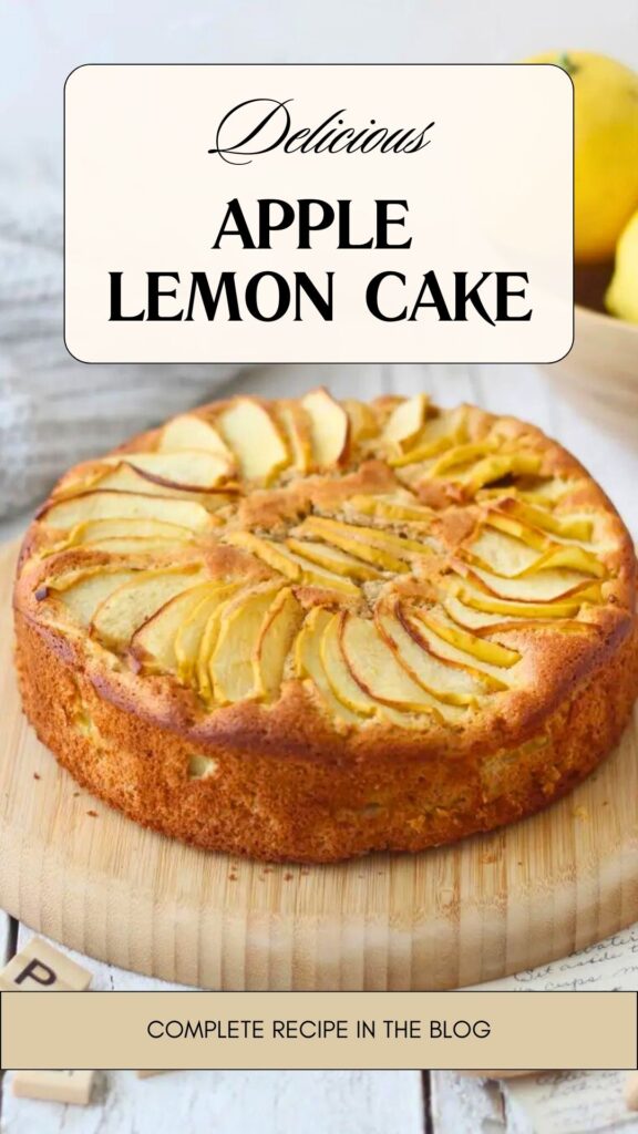 Soft Lemon and Apple Cake