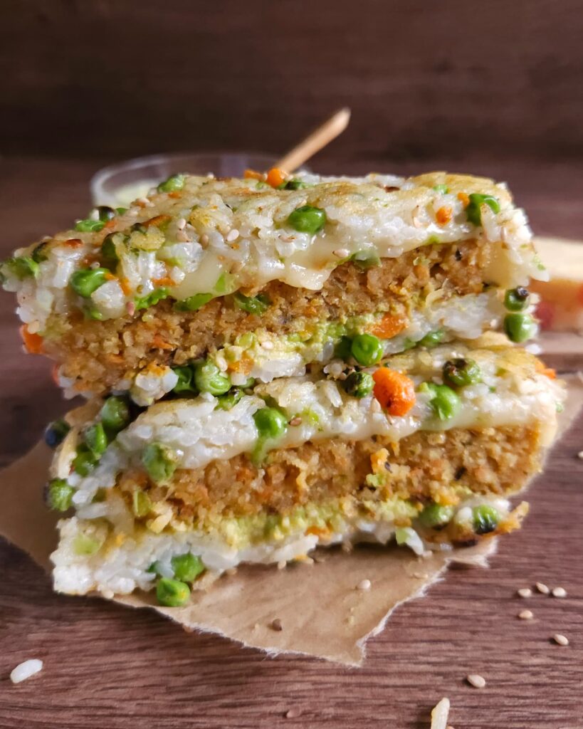 Sweet Veggie Rice Burger