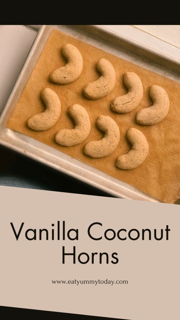 Vanilla Coconut Horns