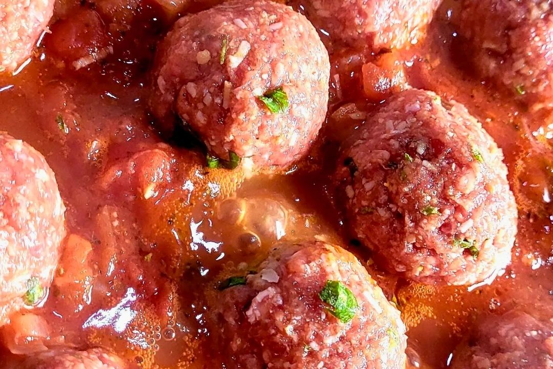 🍝 Keto Italian Meatballs in Marinara Sauce | Low Carb, Gluten-Free, High Protein