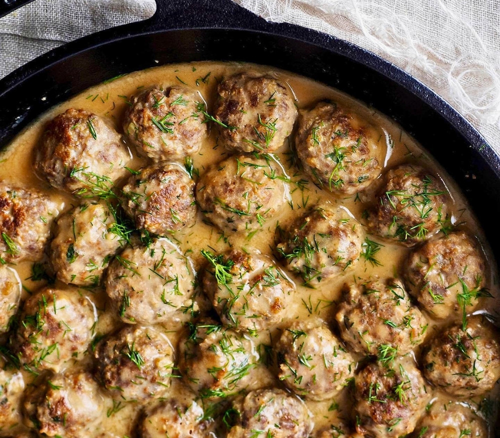 Creamy Swedish Meatballs 🧆 | Chicken & Beef with Rich Gravy (Gluten-Optional Comfort Food)