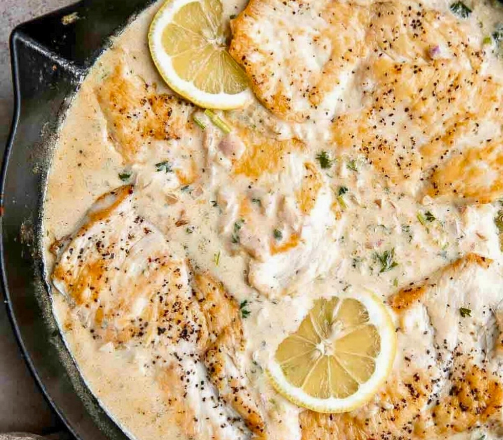 Low-Carb Creamy Lemon Garlic Chicken 🍋 | One-Pan, Gluten-Free Dinner in 30 Minutes