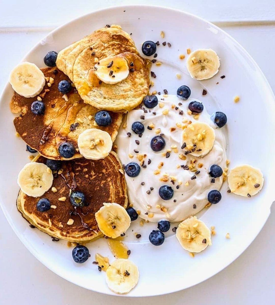 Egg-Free Greek Yogurt Pancakes 🥞 | Fluffy, High-Protein & Gluten-Free