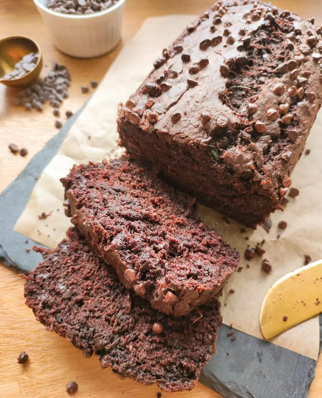 Double Chocolate Zucchini Loaf — Moist, Low-Sugar Chocolate Zucchini Bread (Easy Loaf Recipe)
