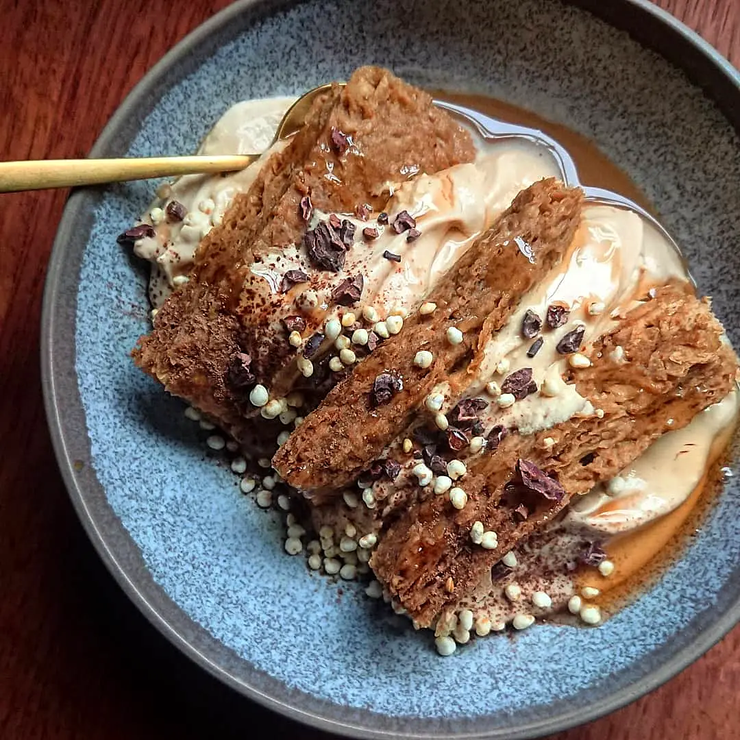 Easy High Protein Breakfast Tiramisu (No Bake, 5 Minutes)