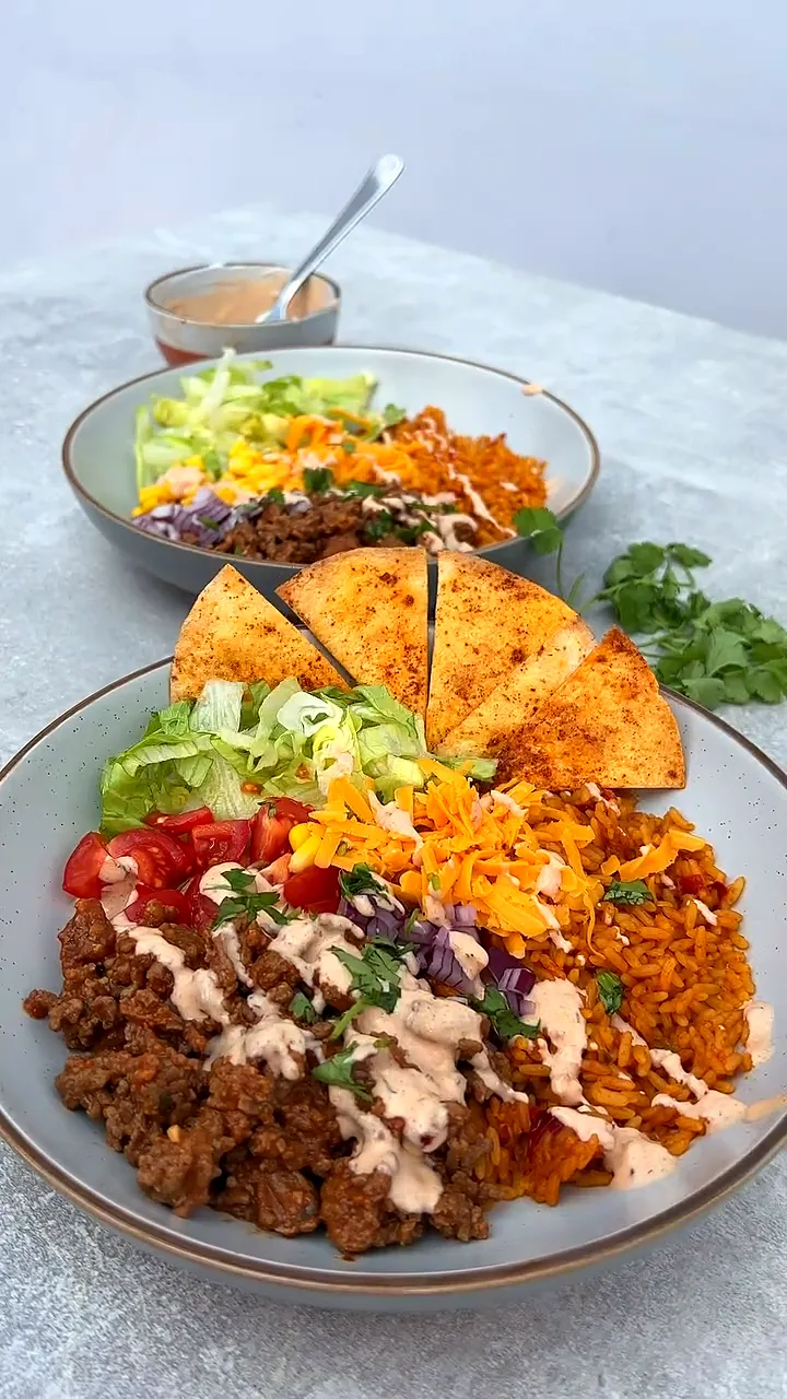 High Protein Taco Beef Burrito Bowl (Easy 30-Minute Dinner Recipe)