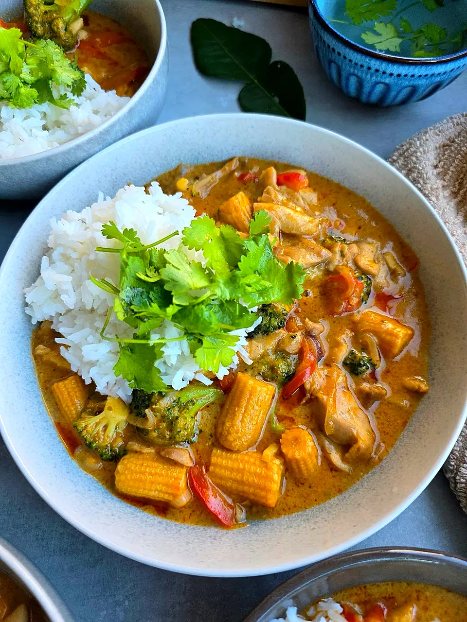 Chicken Penang Curry with Vegetables (Easy Weeknight Dinner)