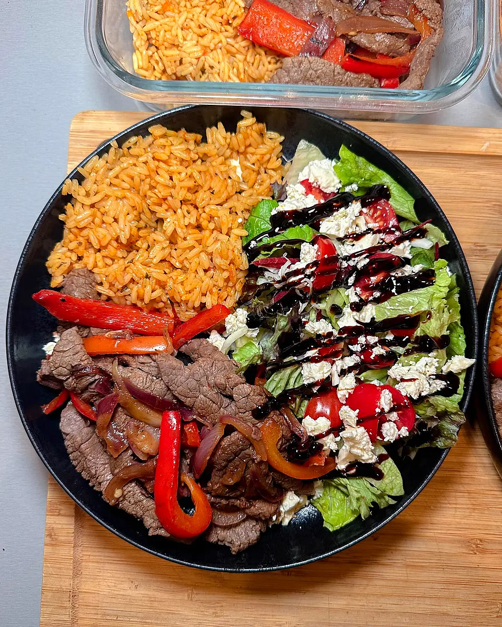15-Minute Steak Fajita Rice Bowl